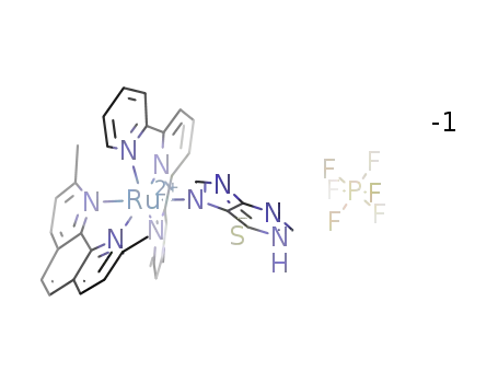 [Ru(tpy)(6,9-dimethylphenanthroline)(6-mercaptopurine)]PF6