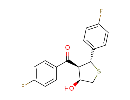 (4-fluorophenyl)((2R,3S,4S)-2-(4-fluorophenyl)-4-hydroxytetrahydrothiophen-3-yl)methanone