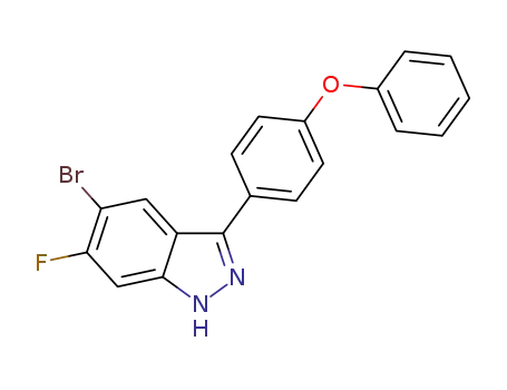5-bromo-6-fluoro-3-(4-phenoxyphenyl)-1H-indazole