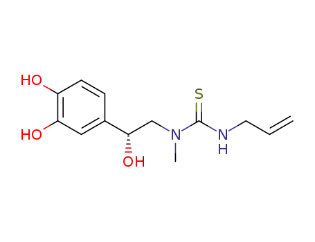 3-allyl-1-[2-(3,4-dihydroxyphenyl)-2-hydroxyethyl]-1-methylthiourea