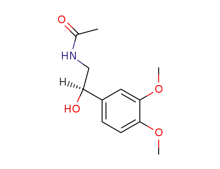 (R)-2-acetylamino-1-(3,4-dimethoxy-phenyl)-ethanol
