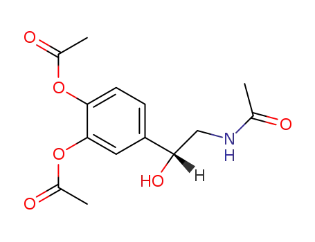 (R)-2-acetylamino-1-(3,4-diacetoxy-phenyl)-ethanol