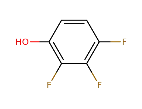 Molecular Structure of 2822-41-5 (2,3,4-TRIFLUOROPHENOL)