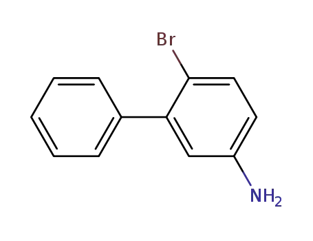 Molecular Structure of 1036750-83-0 (3-AMINO-6-BROMOBIPHENYL)