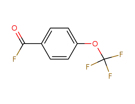 Molecular Structure of 330-11-0 (4-(TRIFLUOROMETHOXY)BENZOYL FLUORIDE)
