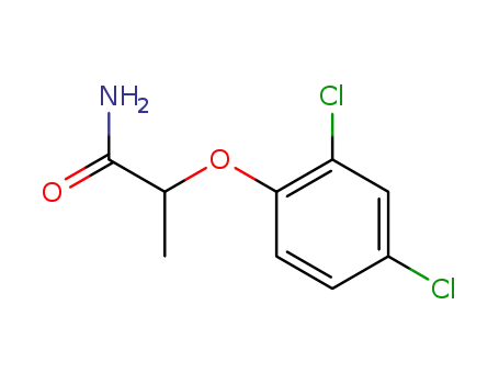 Molecular Structure of 36984-15-3 (2-(2,4-dichlorophenoxy)propionamide)