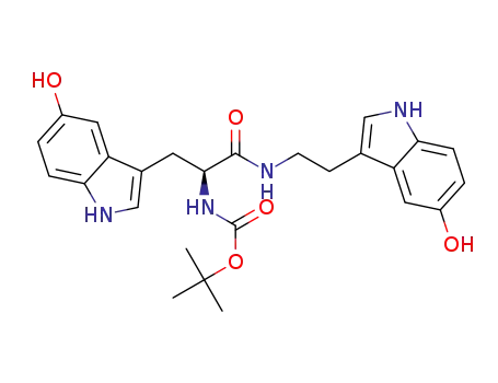 (S)-tert-butyl (3-(5-hydroxy-1H-indol-3-yl)-1-((2-(5-hydroxy-1H-indol-3-yl)ethyl)amino)-1-oxopropan-2-yl)carbamate