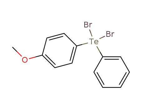 dibromo-(4-methoxy-phenyl)-phenyl-λ4-tellane