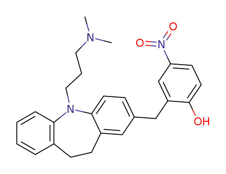 2-((5-(3-(dimethylamino)propyl)-10,11-dihydro-5H-dibenzo[b,f]azepin-2-yl)methyl)-4-nitrophenol