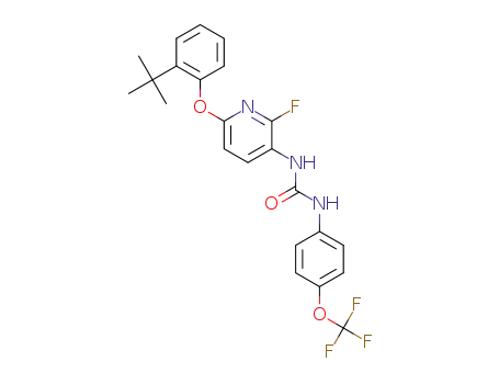 1-{6-[2-(tert-butyl)phenoxy]-2-fluoropyridin-3-yl}-3-[4-(trifluoromethoxy)phenyl]urea