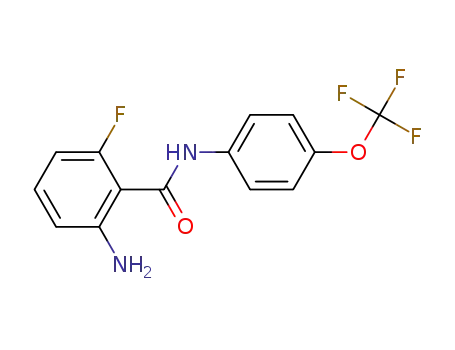 2-amino-6-fluoro-N-(4-(trifluoromethoxy)phenyl)benzamide