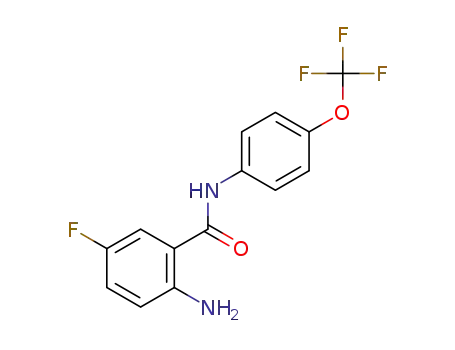 2-amino-5-fluoro-N-(4-(trifluoromethoxy)phenyl)benzamide