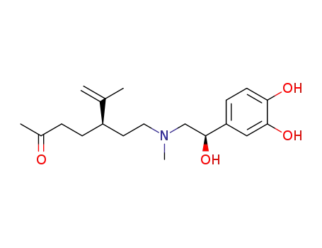(5R)-5-(2-{[(2R)-2-(3,4-dihydroxyphenyl)-2-hydroxyethyl](methyl)amino}ethyl)-6-methylhept-6-en-2-one