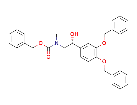 benzyl (R)-(2-(3,4-bis(benzyloxy)phenyl)-2-hydroxyethyl)(methyl)carbamate