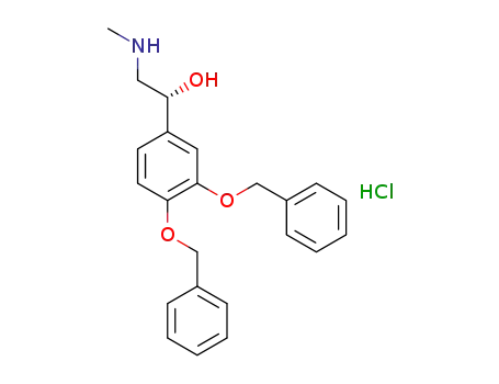 (R)-1-(3,4-bis(benzyloxy)phenyl)-2-(methylamino)ethan-1-ol hydrochloride
