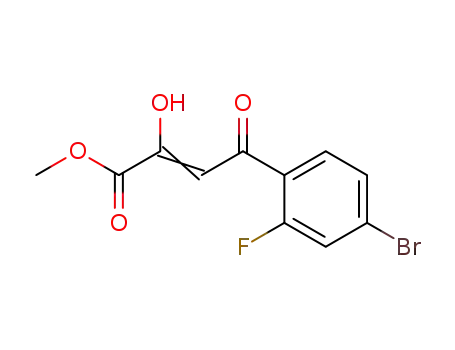 methyl 4-(4-bromo-2-fluorophenyl)-2-hydroxy-4-oxobut-2-enoate