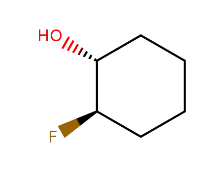 Molecular Structure of 14365-32-3 (Cyclohexanol, 2-fluoro-, (1R,2R)-rel-)