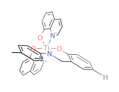 (N-(4-methylphenyl)benzylamine-2-ato)-bis(8-quinolinato)titanium(IV)