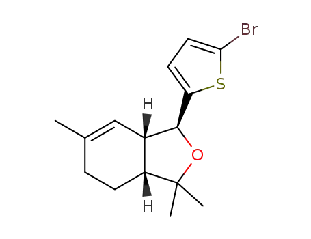 (1S,3aR,7aS)-3,3,6-trimethyl-1-(5-bromothiophen-2-yl)-1,3,3a,4,5,7a-hexahydroisobenzofuran