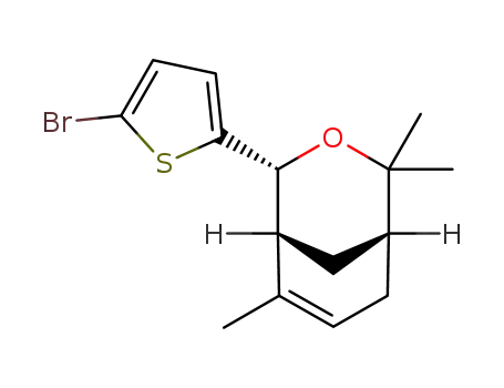 (1R,4R,5R)-2,2,6-trimethyl-4-(5-bromothiophen-2-yl)-3-oxabicyclo[3.3.1]non-6-ene