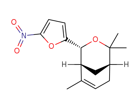 (1R,4R,5R)-2,2,6-trimethyl-4-(5-nitrofuran-2-yl)-3-oxabicyclo[3.3.1]non-6-ene