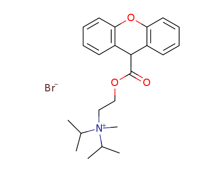 2-Propanaminium,N-methyl-N-(1-methylethyl)-N-[2-[(9H-xanthen-9-ylcarbonyl)oxy]ethyl]-, bromide(1:1)(50-34-0)