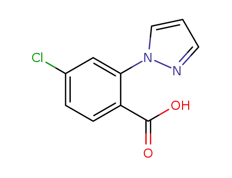 4-chloro-2-(1H-pyrazol-1-yl)benzoic acid