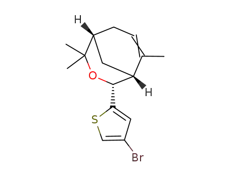 (1R,4R,5R)-2,2,6-trimethyl-4-(4-bromothiophen-2-yl)-3-oxabicyclo[3.3.1]non-6-ene