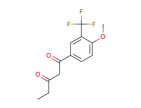 1-(4-methoxy-3-(trifluoromethyl)phenyl)pentane-1,3-dione