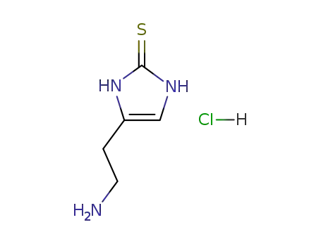 Molecular Structure of 66348-61-6 (2H-Imidazole-2-thione, 4-(2-aminoethyl)-1,3-dihydro-,
monohydrochloride)