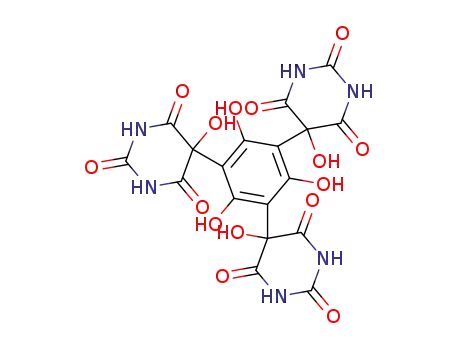 5-hydroxy-5-[2,4,6-trihydroxy-3,5-bis(5-hydroxy-2,4,6-trioxo-3,5-dihydro-1H-pyrimidin-5-yl)phenyl]-3,5-dihydro-1H-pyrimidine-2,4,6-trione