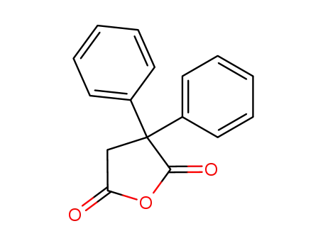Molecular Structure of 14702-32-0 (2,5-Furandione, dihydro-3,3-diphenyl-)
