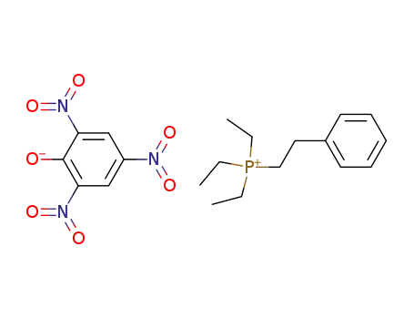 triethyl-phenethyl-phosphonium; picrate
