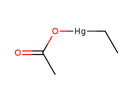 Molecular Structure of 109-62-6 ((acetato-O)ethylmercury)