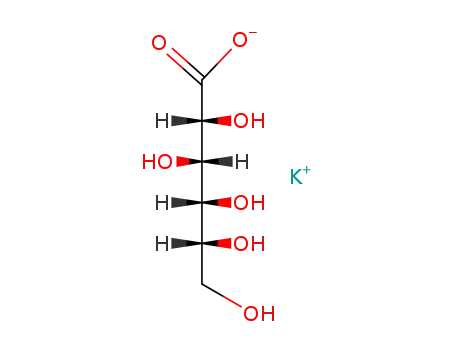 Molecular Structure of 299-27-4 (Potassium gluconate)