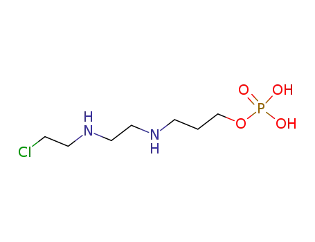 Phosphoric acid mono-{3-[2-(2-chloro-ethylamino)-ethylamino]-propyl} ester
