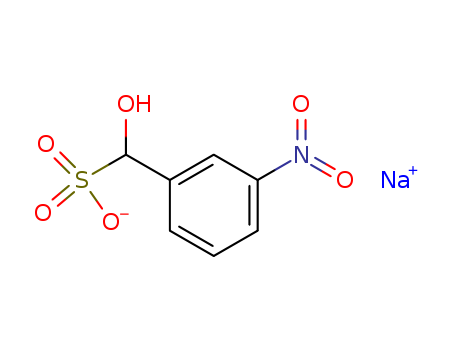 Benzenemethanesulfonic acid, a-hydroxy-3-nitro-, monosodium salt