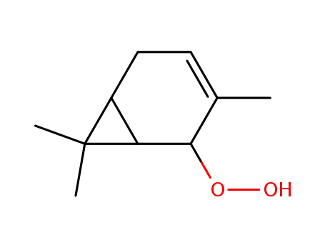 3,7,7-Trimethyl-bicyclo[4.1.0]hept-3-en-2-yl-hydroperoxide