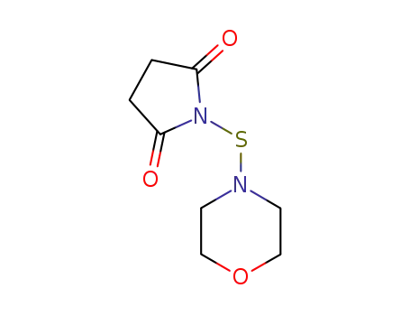 Molecular Structure of 59939-51-4 (2,5-Pyrrolidinedione, 1-(4-morpholinylthio)-)