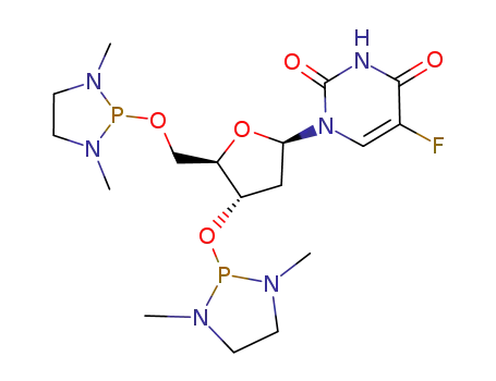 2'-deoxy-5-fluoro-3',5'-bis-O-(1,3-dimethyl-1,3-diaza-2-phosphacyclopentan-2-yl)uridine