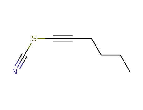 1-thiocyanatohex-1-yne