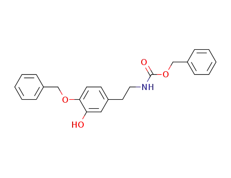 Molecular Structure of 87745-55-9 (N-Benzyloxycarbonyl-4-O-benzyl Dopamine)