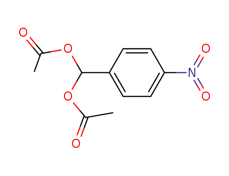 Methanediol,1-(4-nitrophenyl)-, 1,1-diacetate