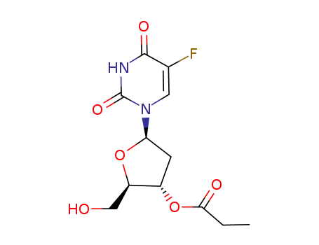 Propionic acid (2R,3S,5R)-5-(5-fluoro-2,4-dioxo-3,4-dihydro-2H-pyrimidin-1-yl)-2-hydroxymethyl-tetrahydro-furan-3-yl ester