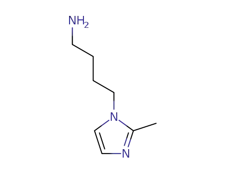 Molecular Structure of 88940-40-3 (1H-Imidazole-1-butanamine, 2-methyl-)