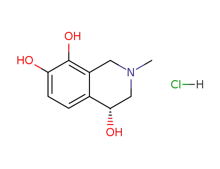 1,2,3,4-tetrahydro-2-methyl-4,7,8-isoquinolinetriol hydrochloride