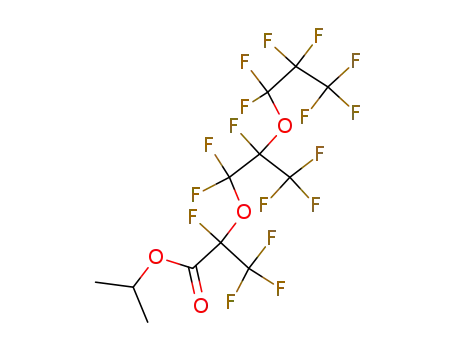 2'-perfluoropropoxy-2-perfluoropropoxyperfluoropropanoic acid isopropyl ester