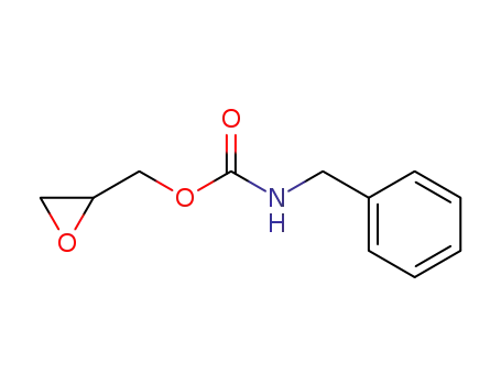 Molecular Structure of 170956-42-0 (Carbamic acid, (phenylmethyl)-, oxiranylmethyl ester)
