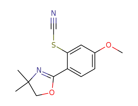 2-(4-methoxy-2-thiocyanophenyl)-4,4-dimethyl-2-oxazoline