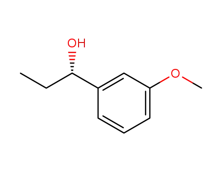 Molecular Structure of 134677-28-4 ((S)-1-(3-Methoxyphenyl)propanol)